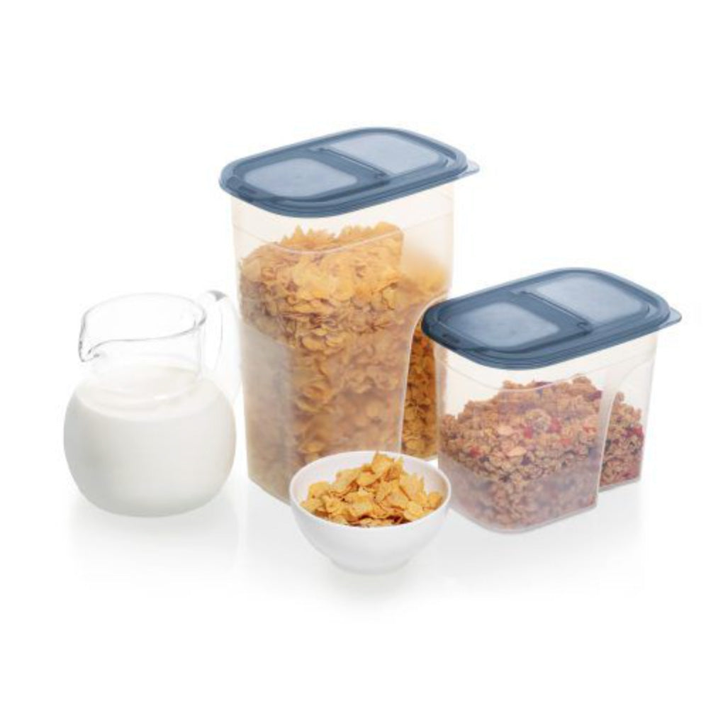 Addis 507190 Contenitore Per Cereali 4L Trasparente - Ermetico, Impilabile, Senza BPA