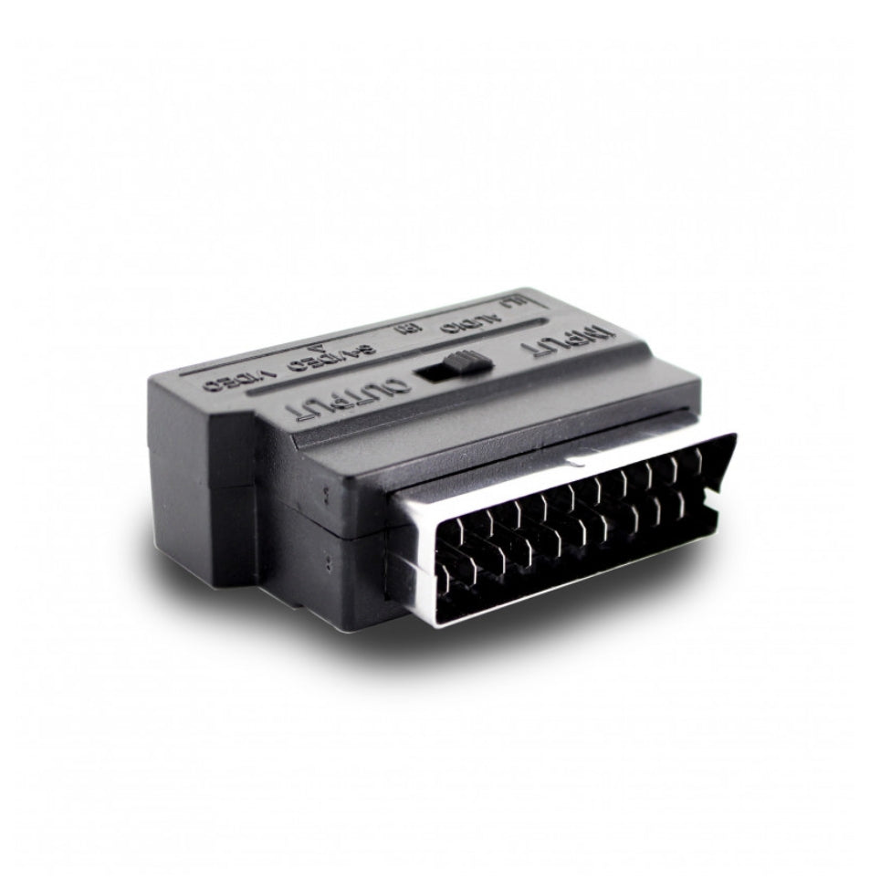 Cavo SCART A 3 RCA - 1,5 Metri, Per Collegare Lettori DVD, VCR A TV Vecchie