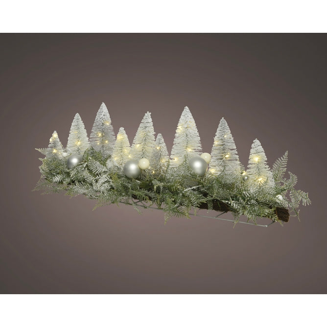 Centrotavola con mini alberi Kaemingk