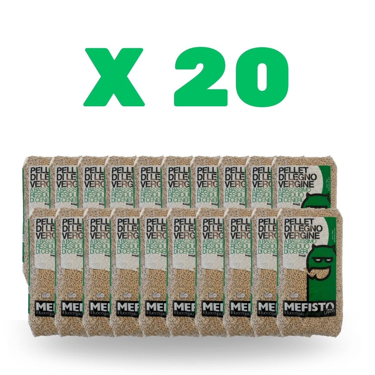 Pellet Mefisto Green x20 1