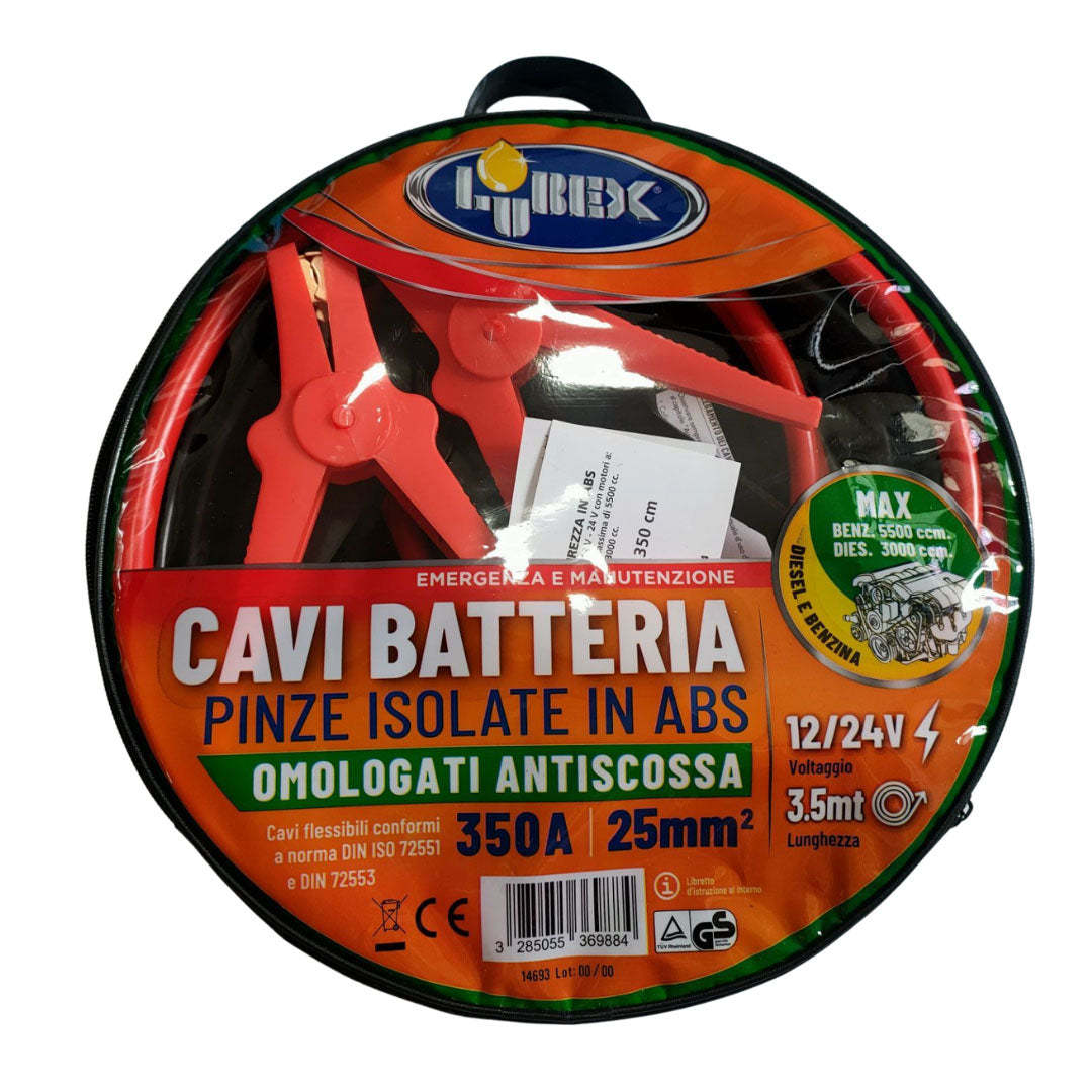 Cavi d'emergenza auto Lubex 25 mm