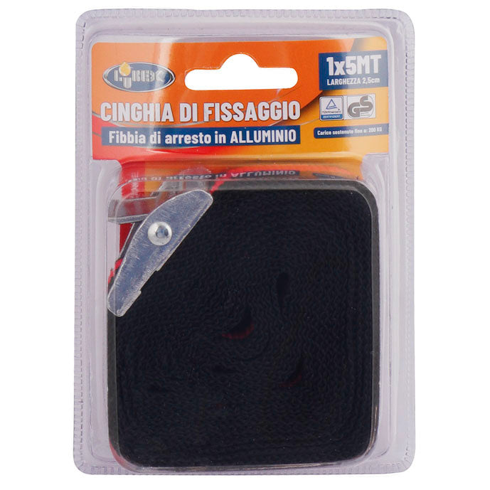 Lubex Cinghia con fibbia tensonatrice 5 mt