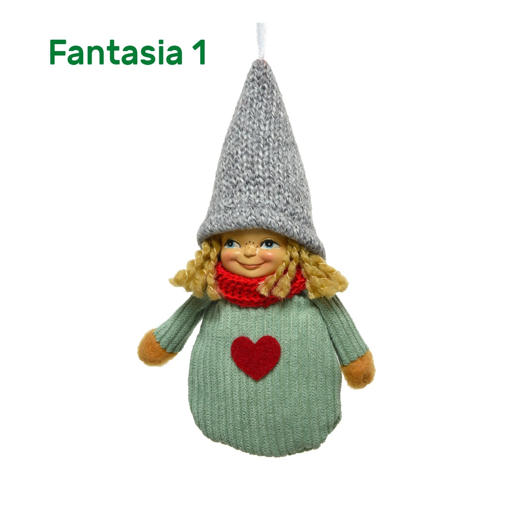 Addobbo albero bambino con cuore Kaemingk