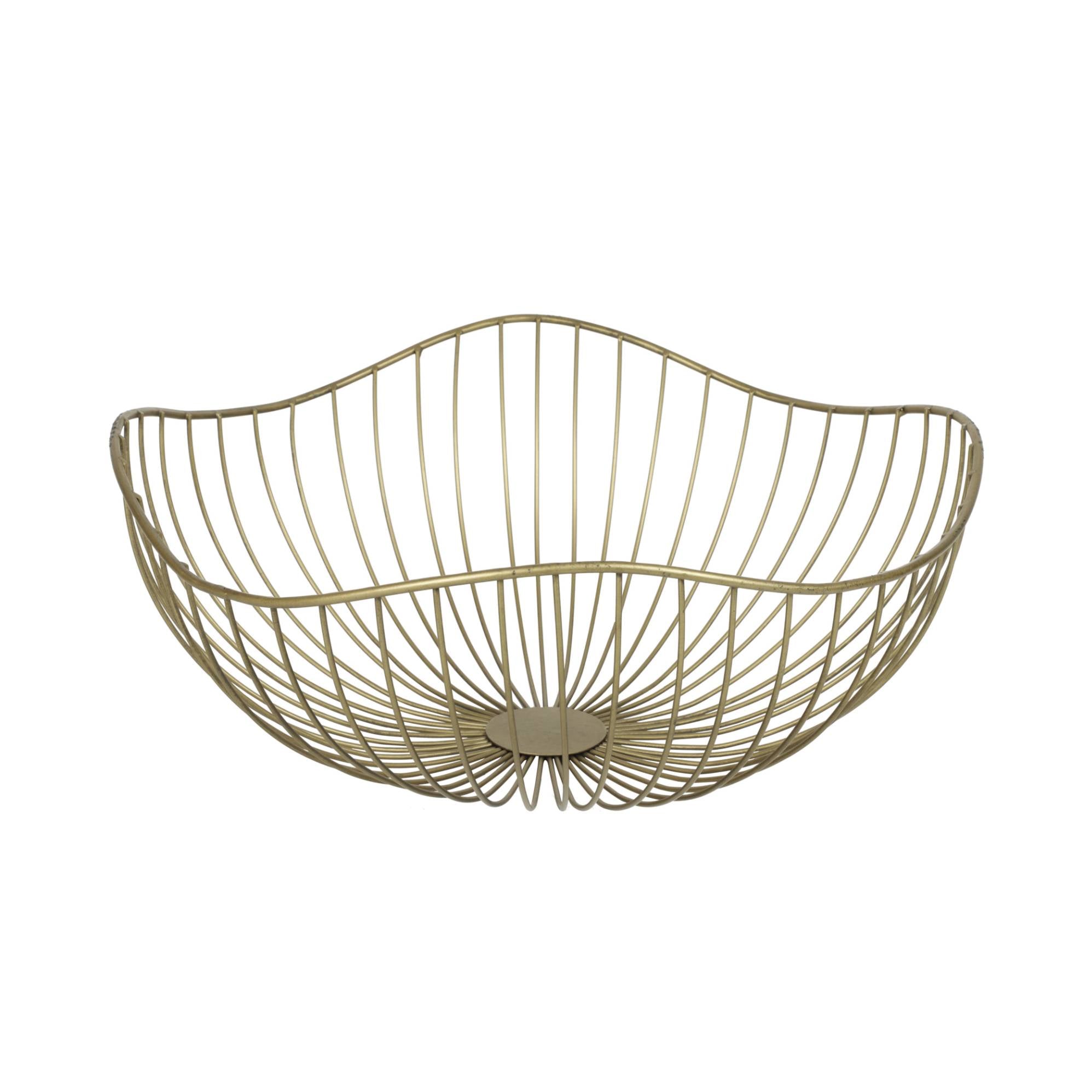 Ciotola natalizia oro 39,7 cm