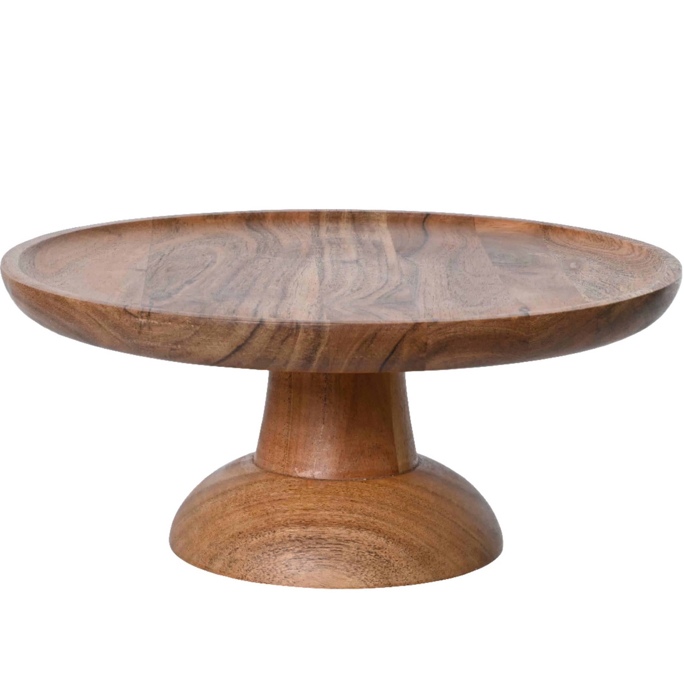 Alzata per torte in legno di acacia 13 cm