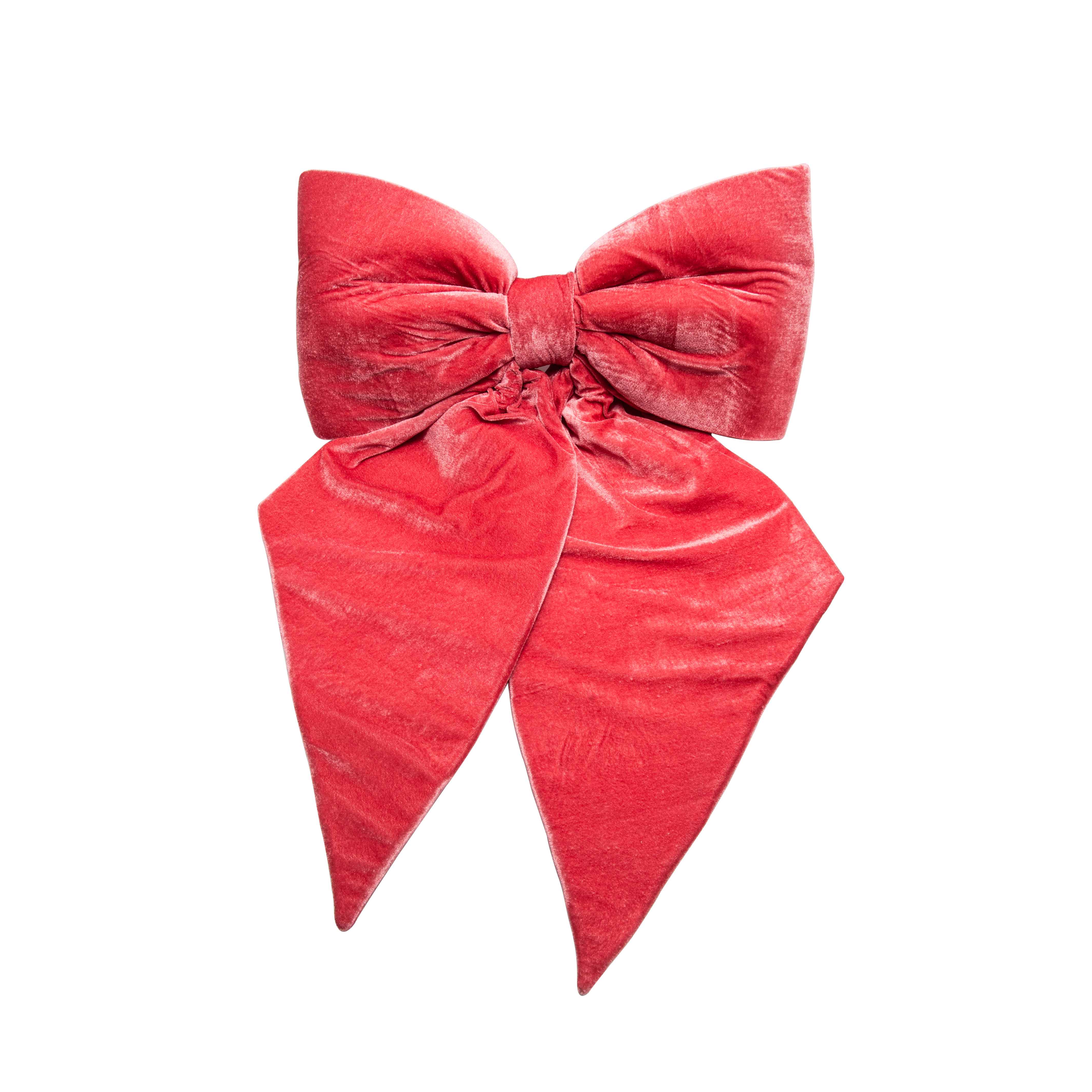 Fiocco natalizio velluto 3