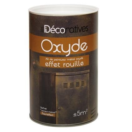PITTURA DECORATIVA OXYDE EFFETTO RUGGINE METALLIZZATO 600 ML