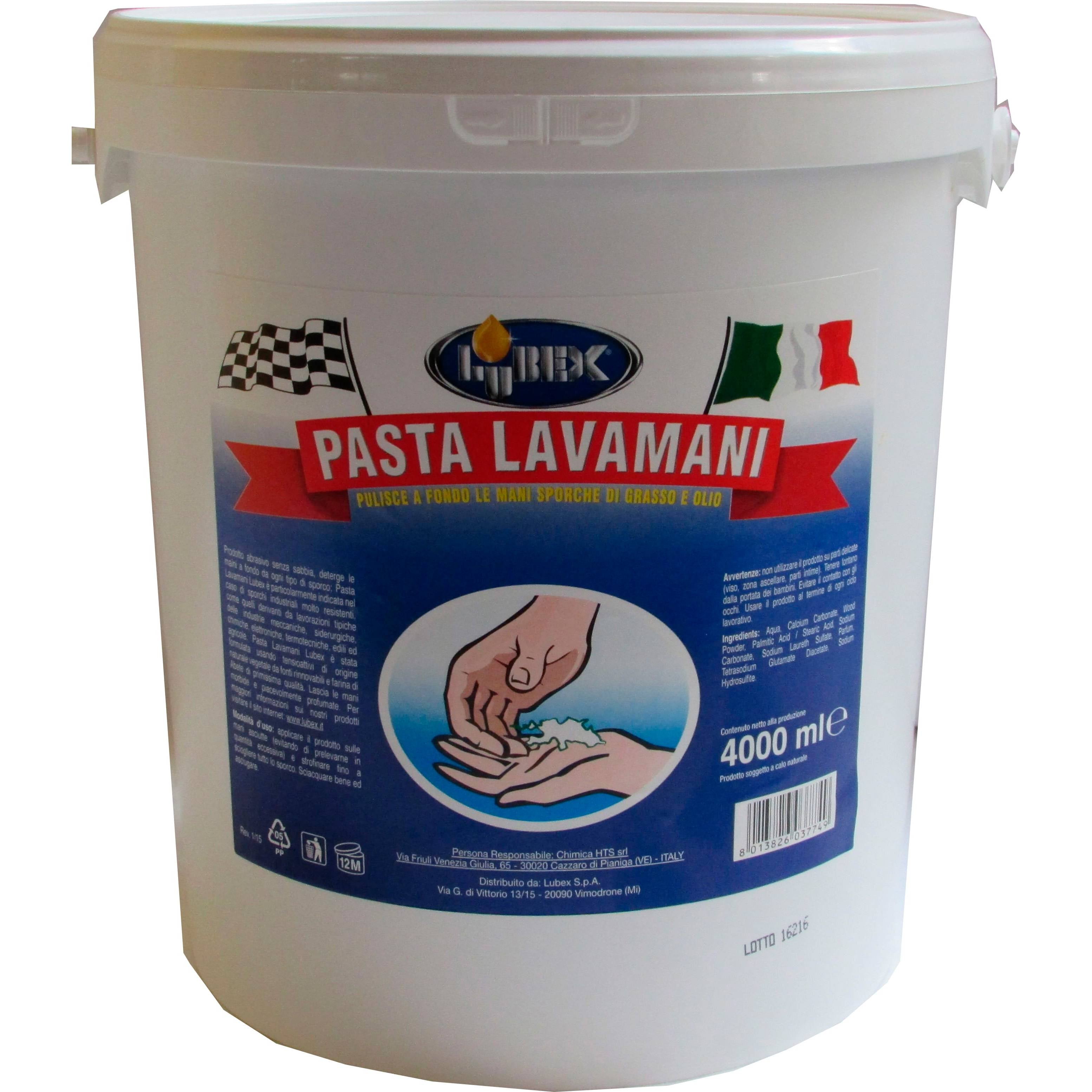 Pasta lavamani Lubex 4 kg