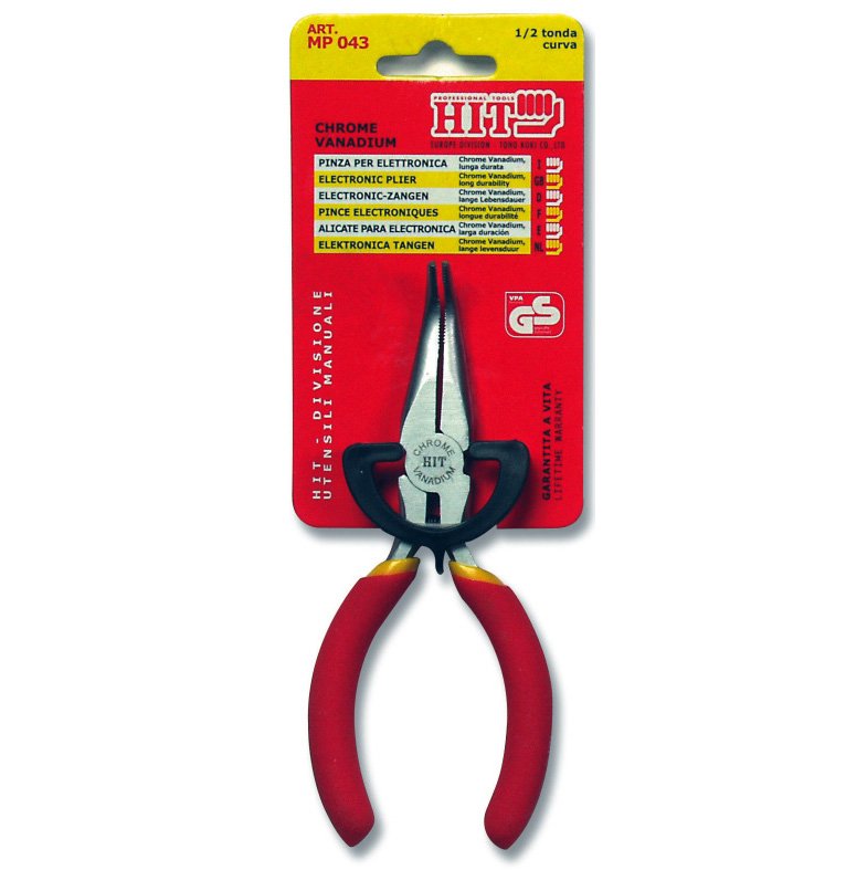 PINZA MINI BECCHI 1/2 TONDI MANICI
