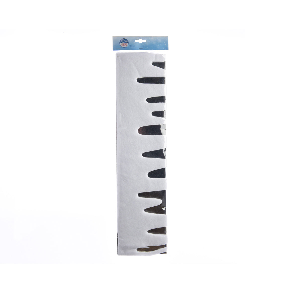 Bordo neve ghiacciata bianca