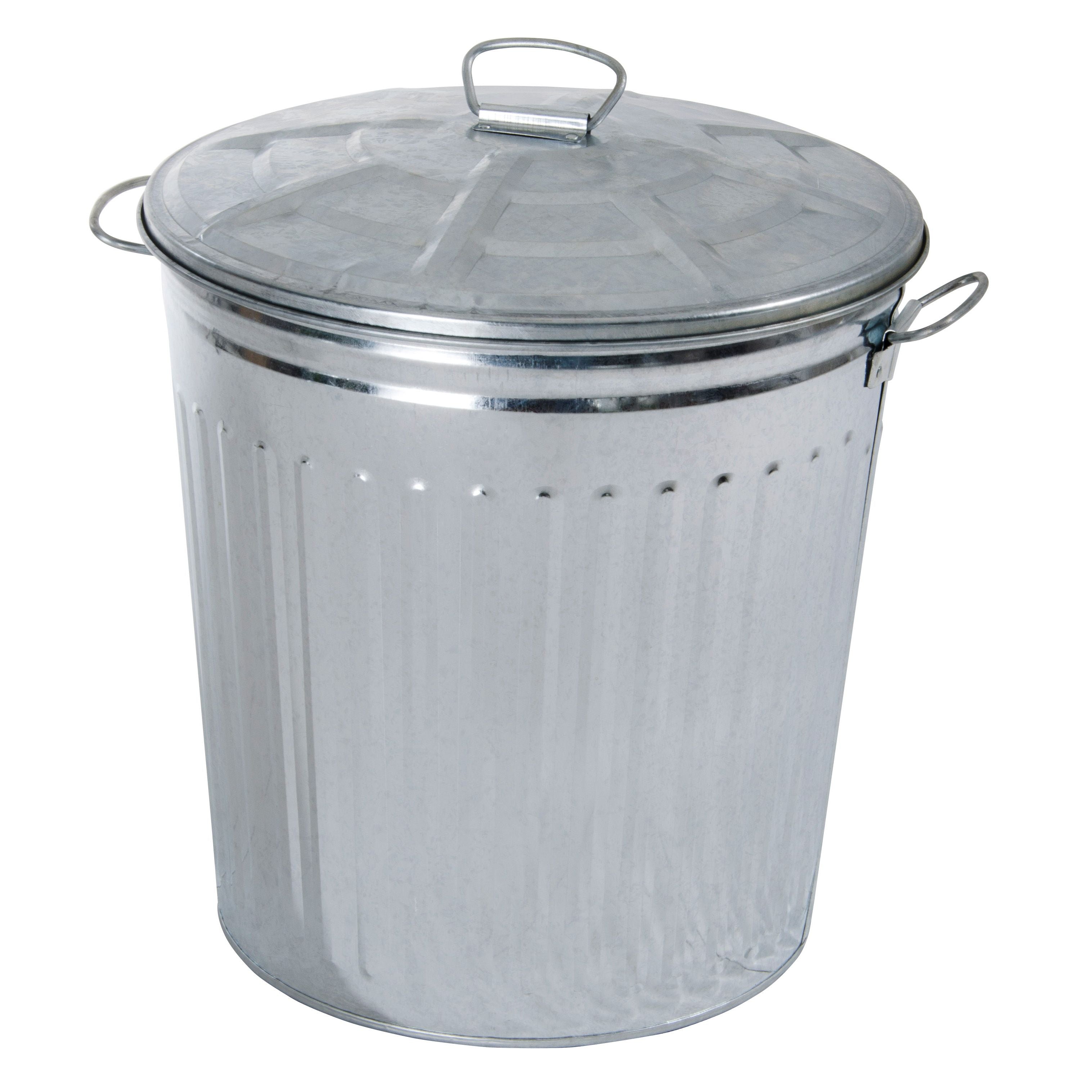 Bidone colorato in metallo