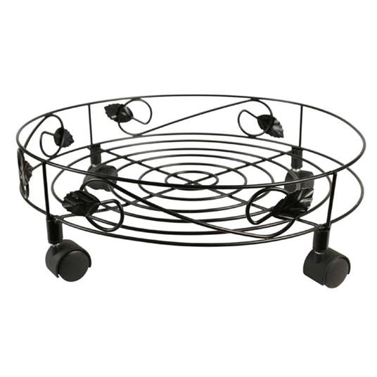 Trolley tondo in acciaio 30 cm