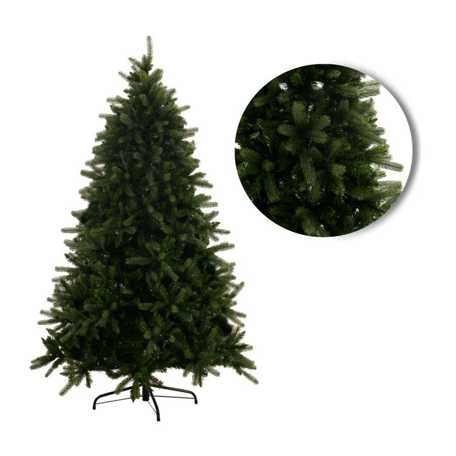 Albero Di Natale 120 Cm Pencil Pine Verde In PVC Con Base In Metallo Albero Di Natale 120 Cm Pencil Pine Verde In PVC Con Base In Metallo