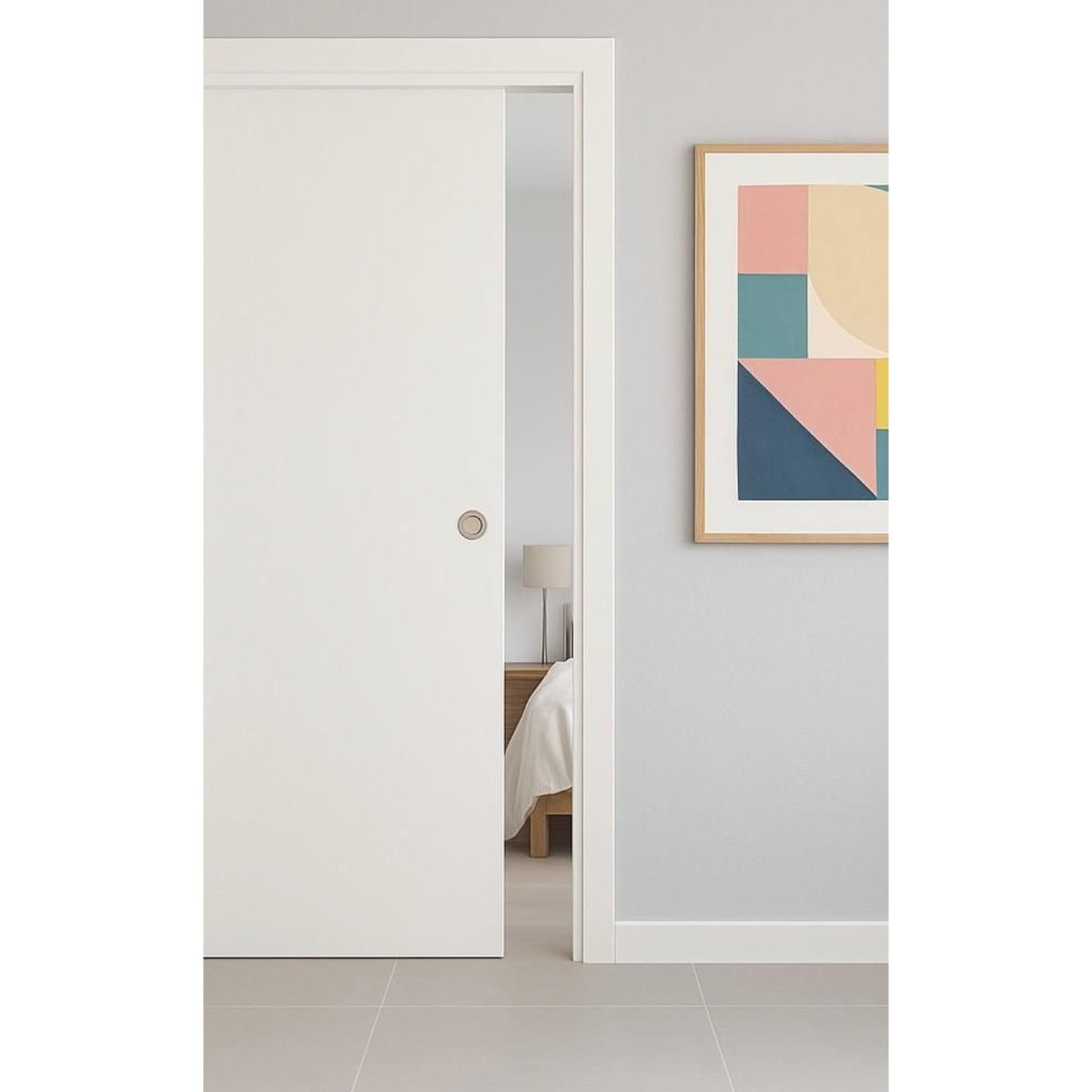 Porta Scorrevole Micro Bianco