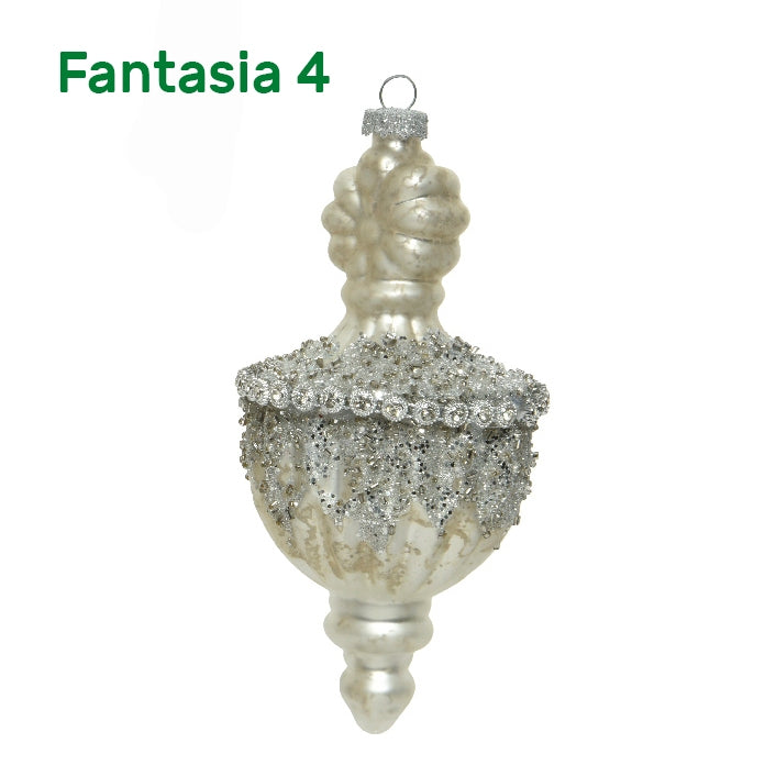 Addobbo albero di vetro Keamingk 5