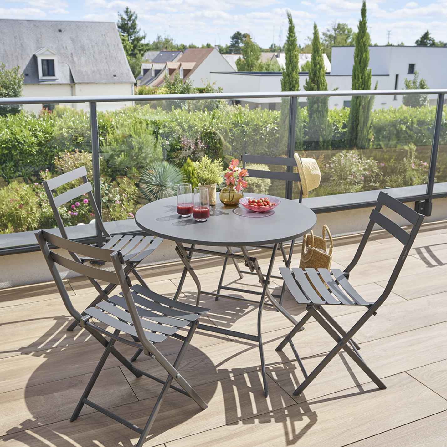 Tavolo Greensboro tondo 4P