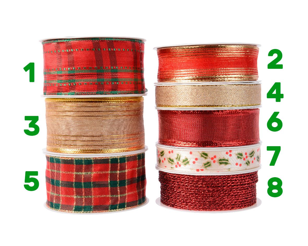 Nastri glitterati assortiti