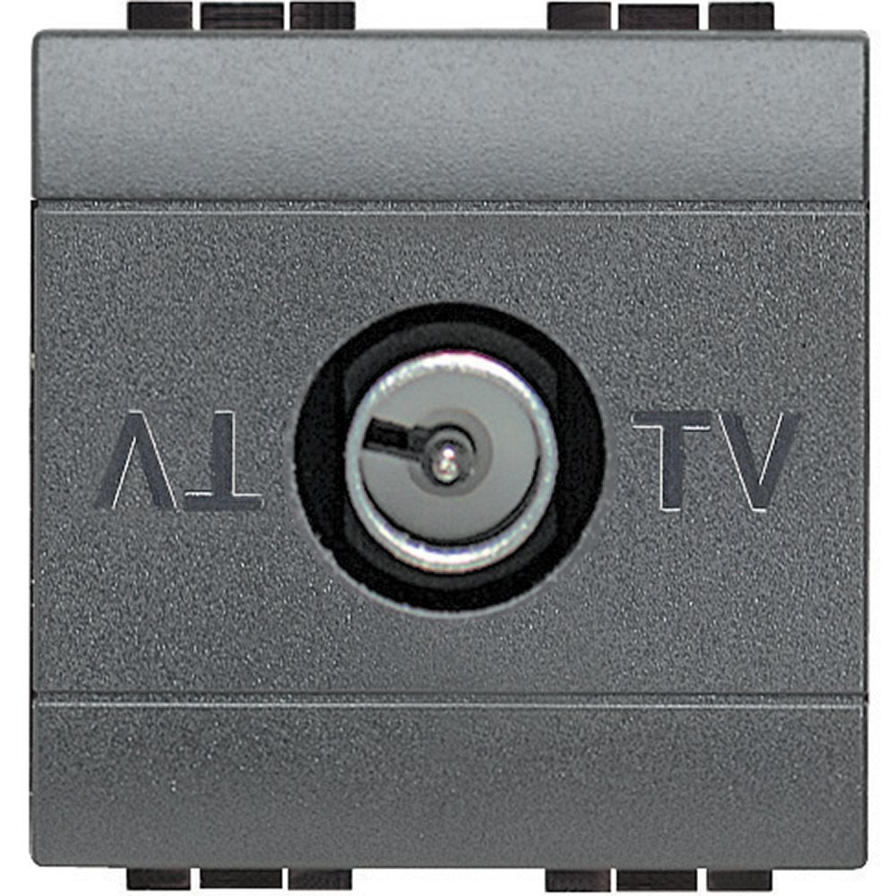 BTicino SL4202DF Presa TV Diretta, Antracite