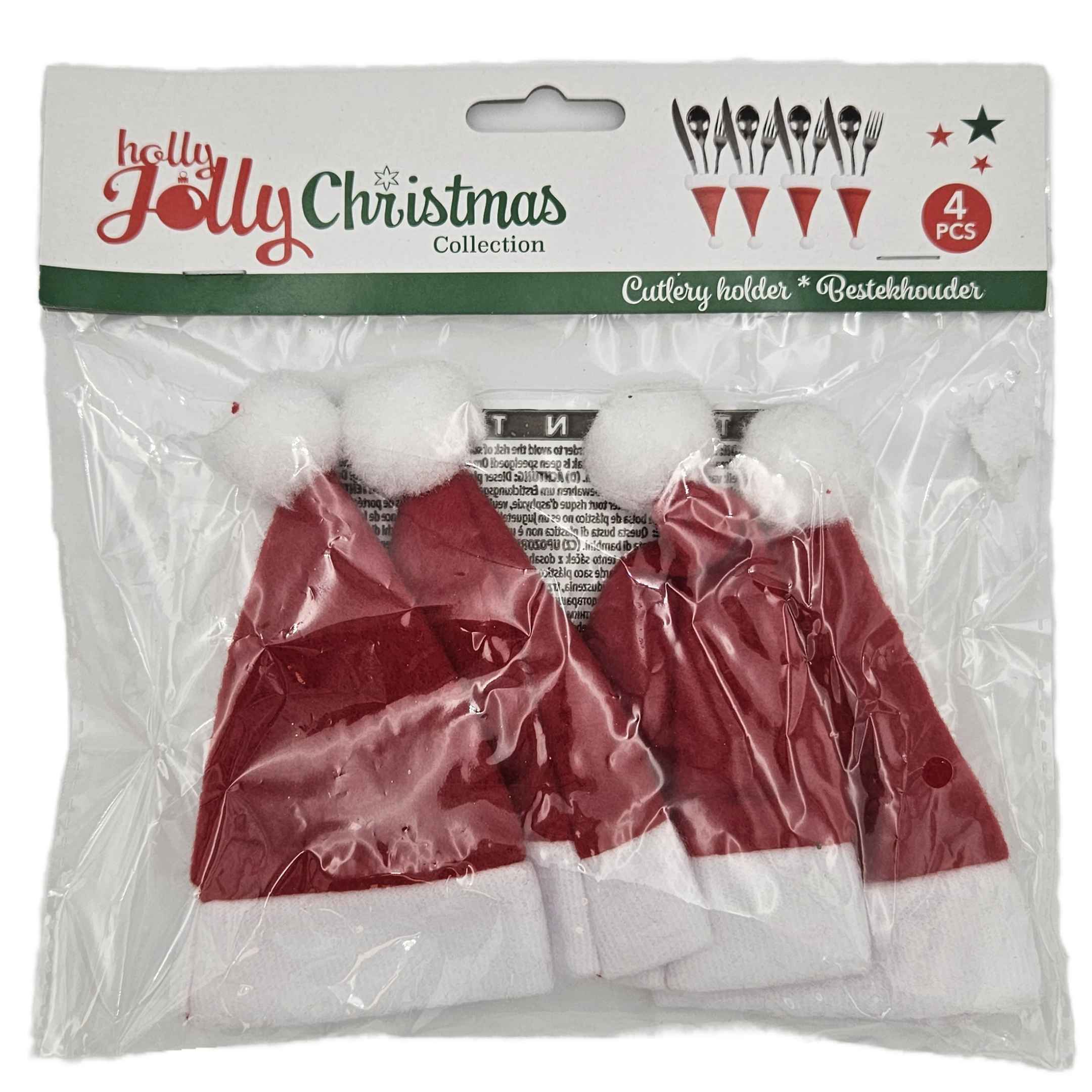 Portaposate cappello natalizio