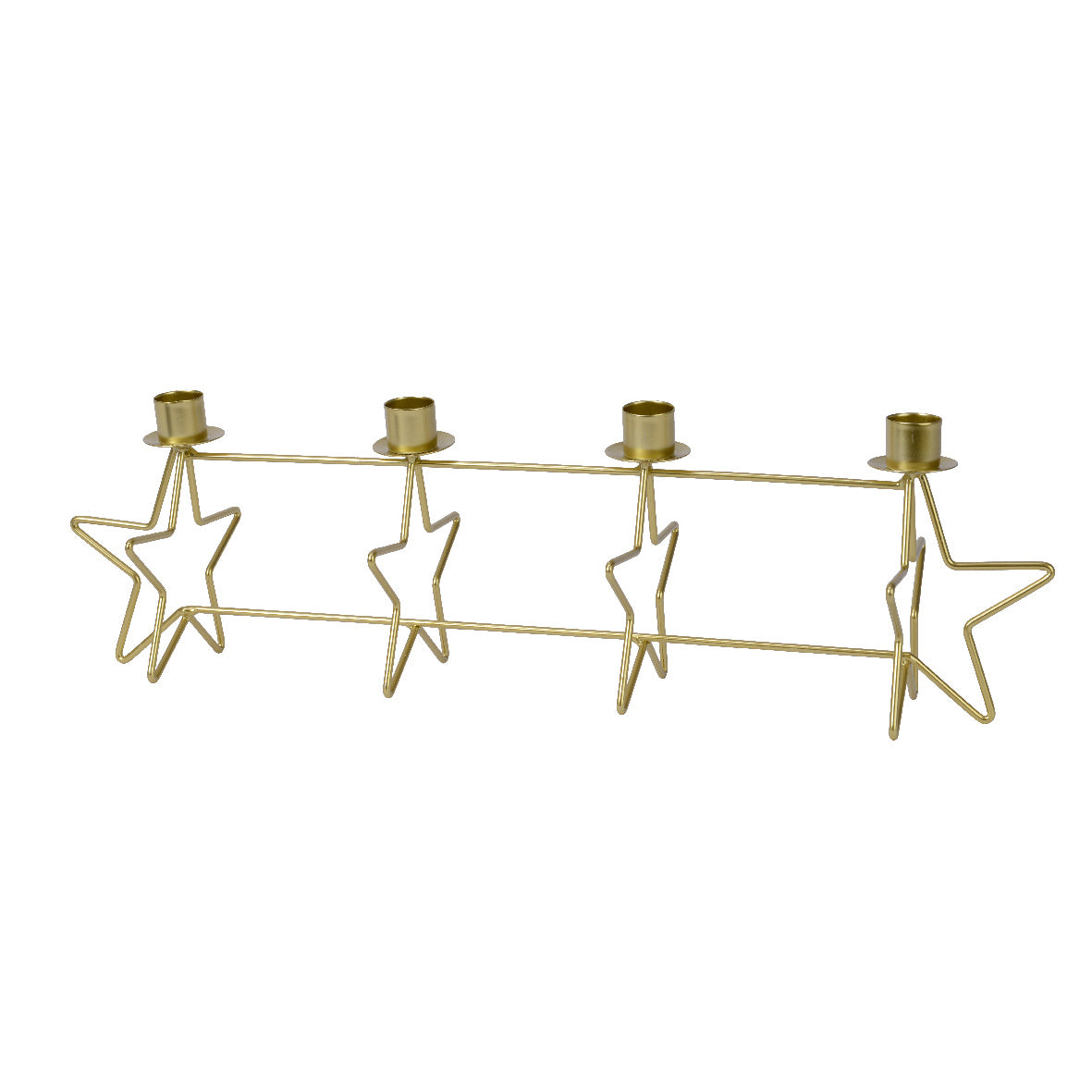 Portacandele oro in ferro