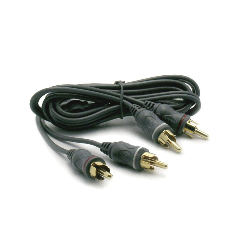 Cavo audio 2 RCA maschio/maschio 1,2 m - Nero