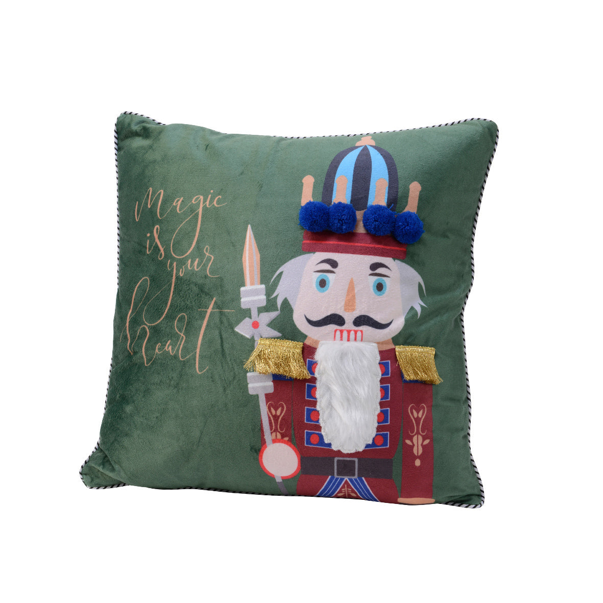 Cuscino verde schiaccianoci