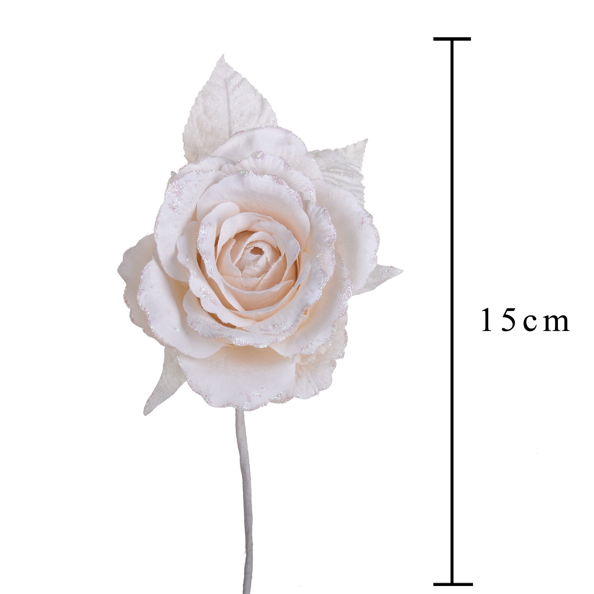 Pick con rosa colore crema 8