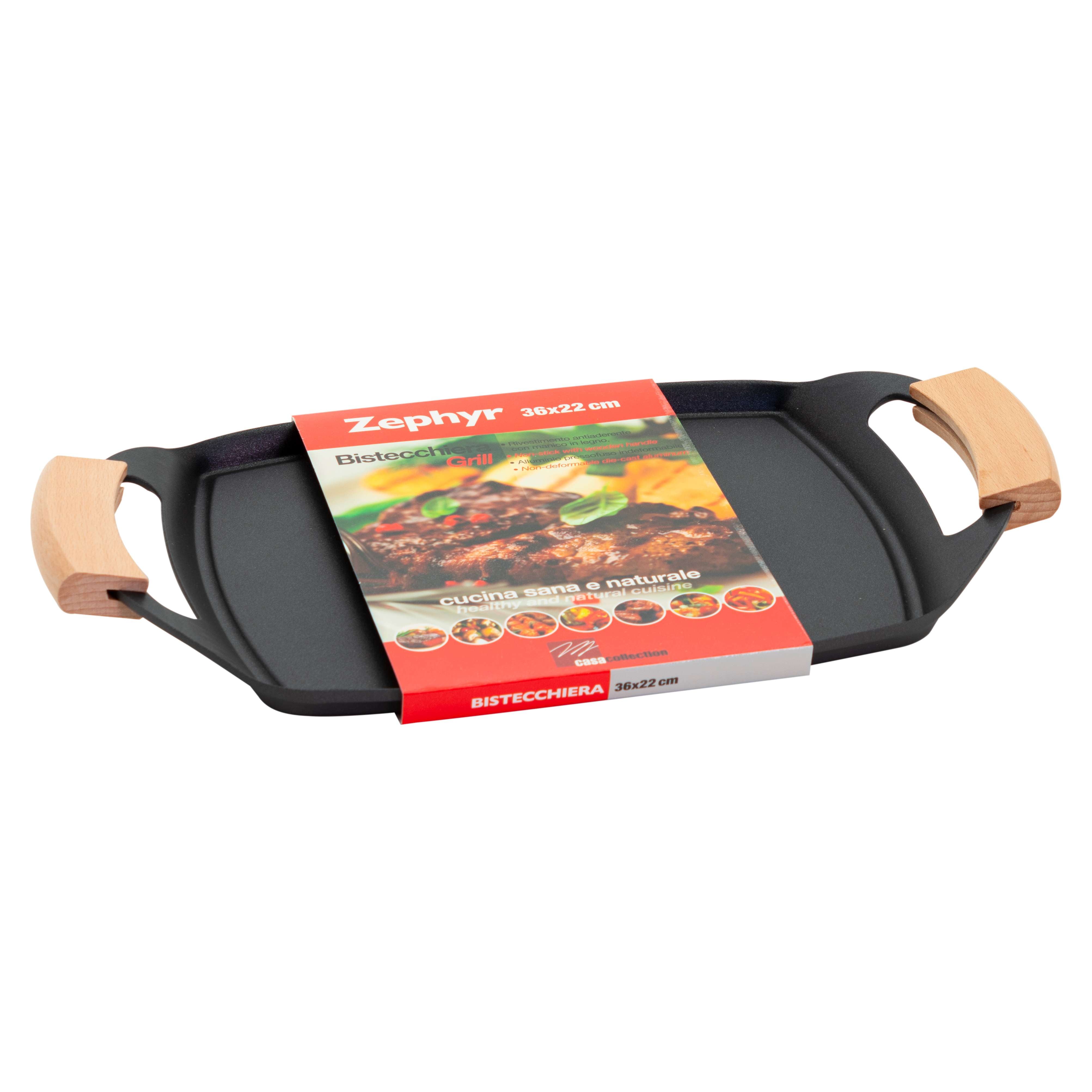 Bistecchiera ovale 36 x 22 cm