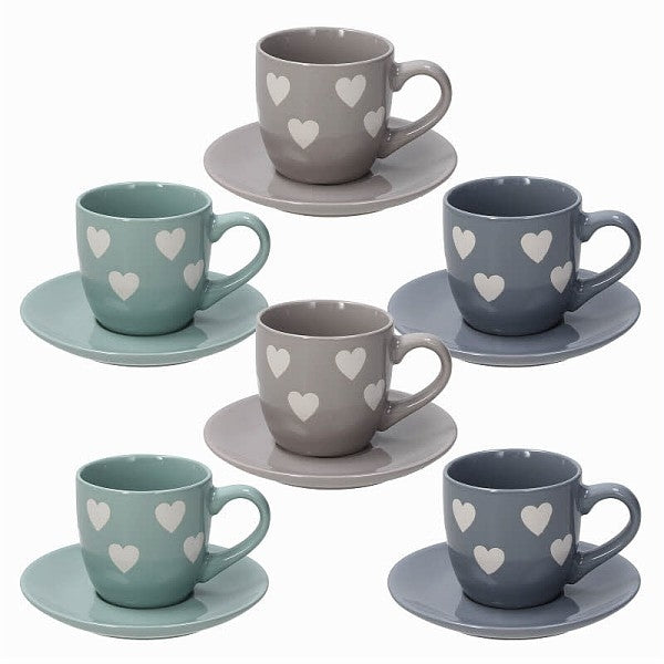 6 Tazze da th√© Tognana Corazon