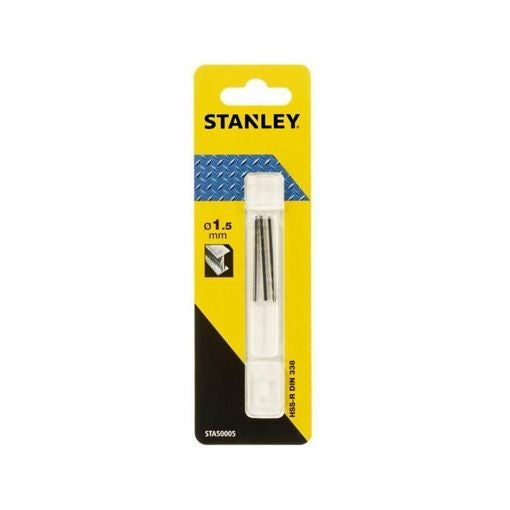 Punte per metallo 2mm 3 pezzi Stanley