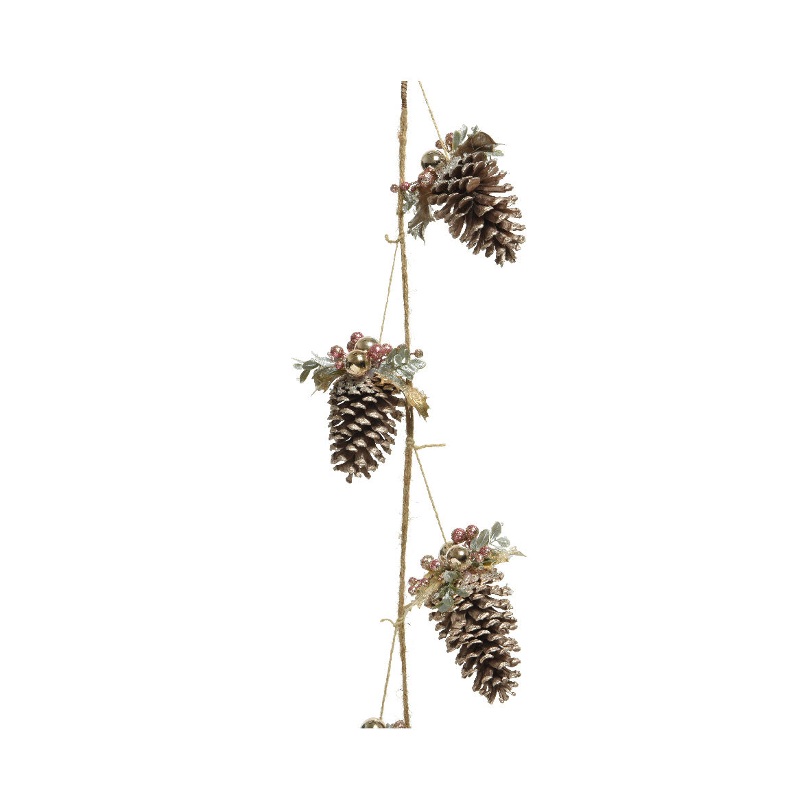 Ghirlanda pigne champagne