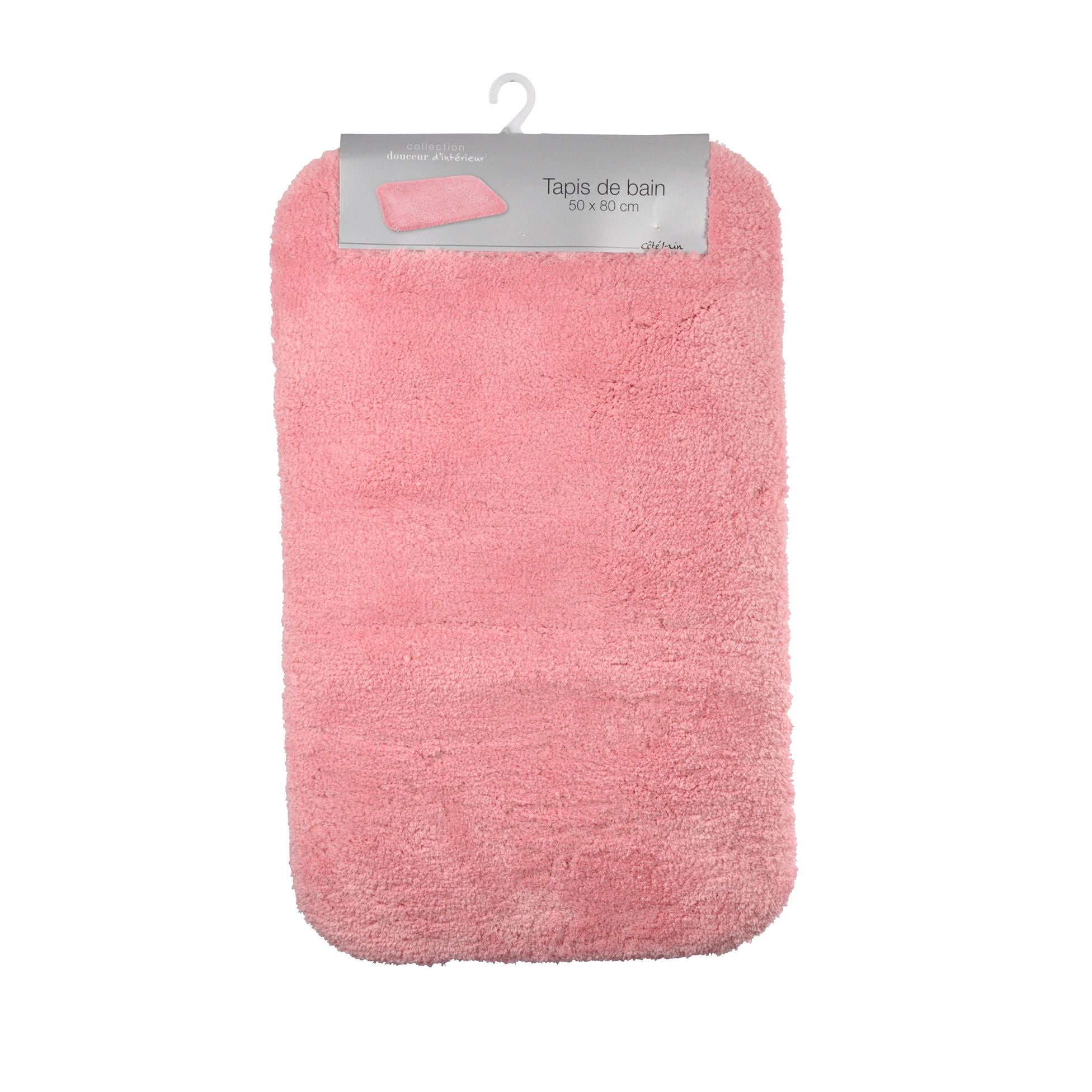 Tappetino da bagno in microfibra Rosa