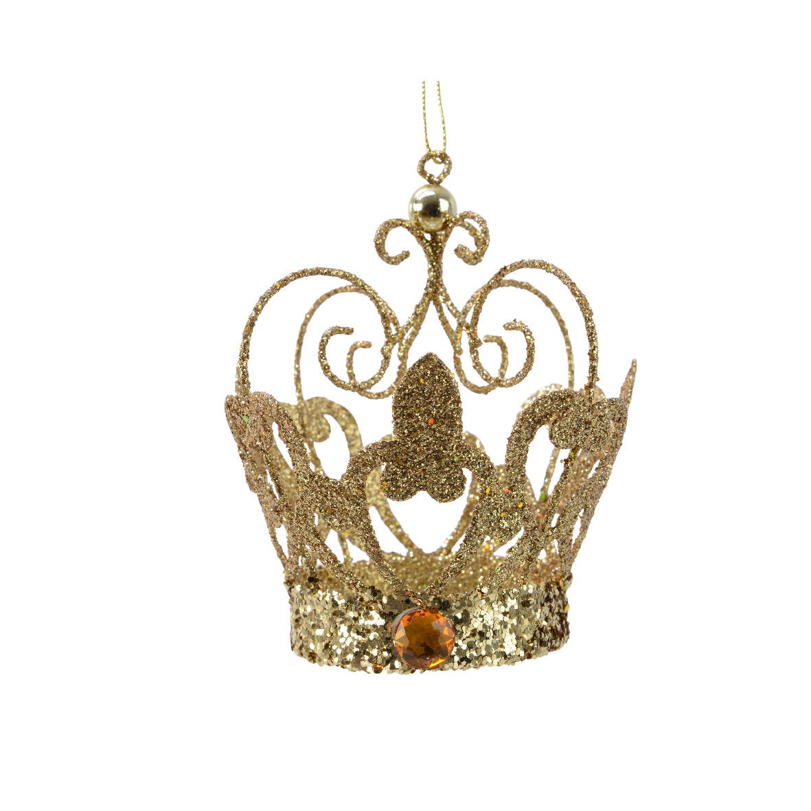 Pendaglio corona oro 11cm