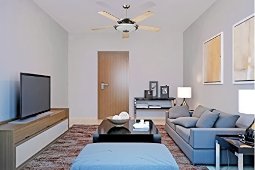 VENTILATORE DA SOFFITTO 5 PALE IN LEGNO 10