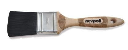 PENNELLO PIATTO CON SETOLE NERE 60 MM