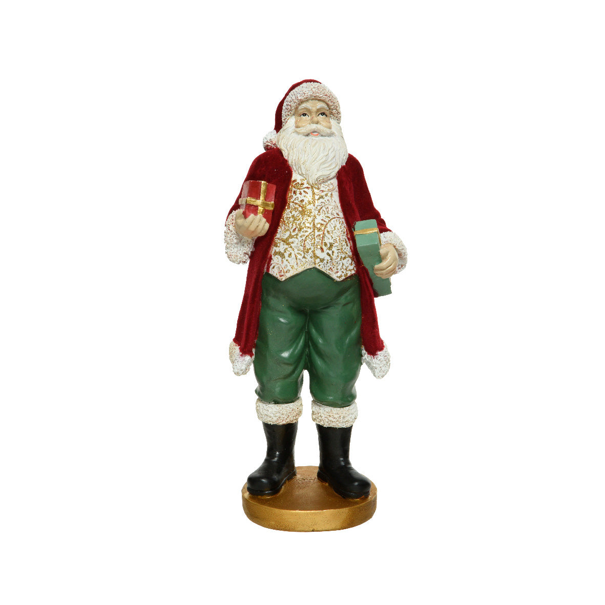 Statua babbo natale colorato
