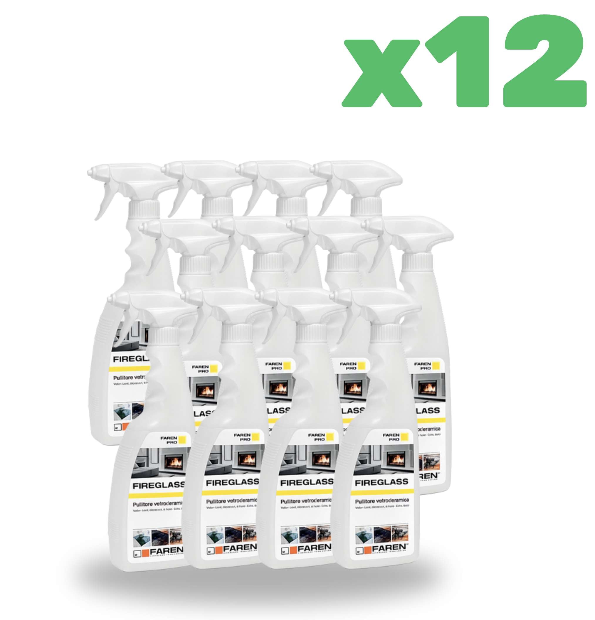 Pulitore fireglass spray 750ml x12