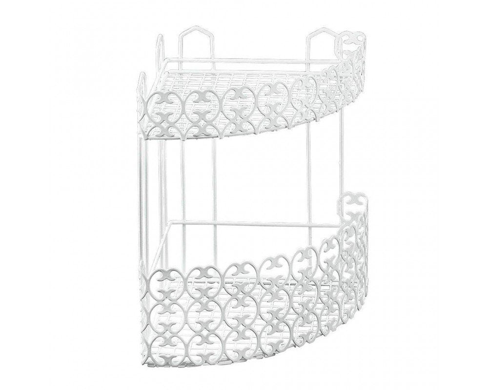 MENSOLA ANGOLARE 2 PIANI CM 25X25X31 FLORENZ