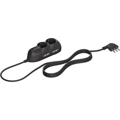 Multipresa con 4 prese 2P+T bipasso (10/16 A)