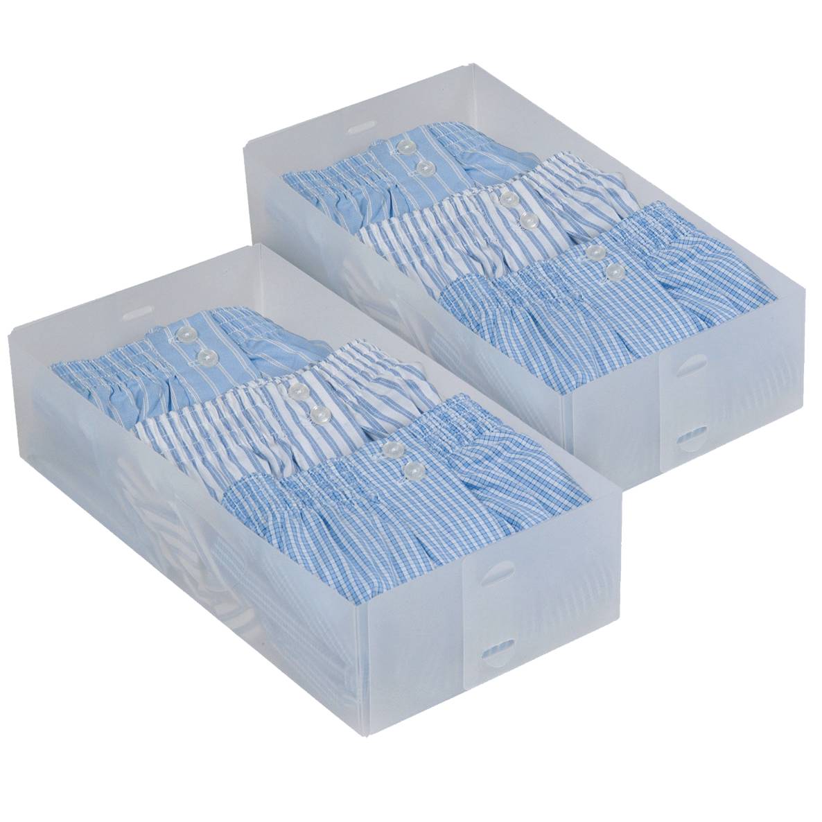 Set 2 divisori per cassetti in plastica Giostyle