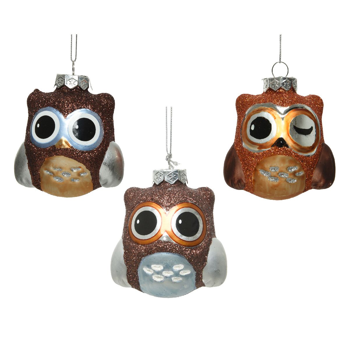 Addobbo albero gufo Kaemingk