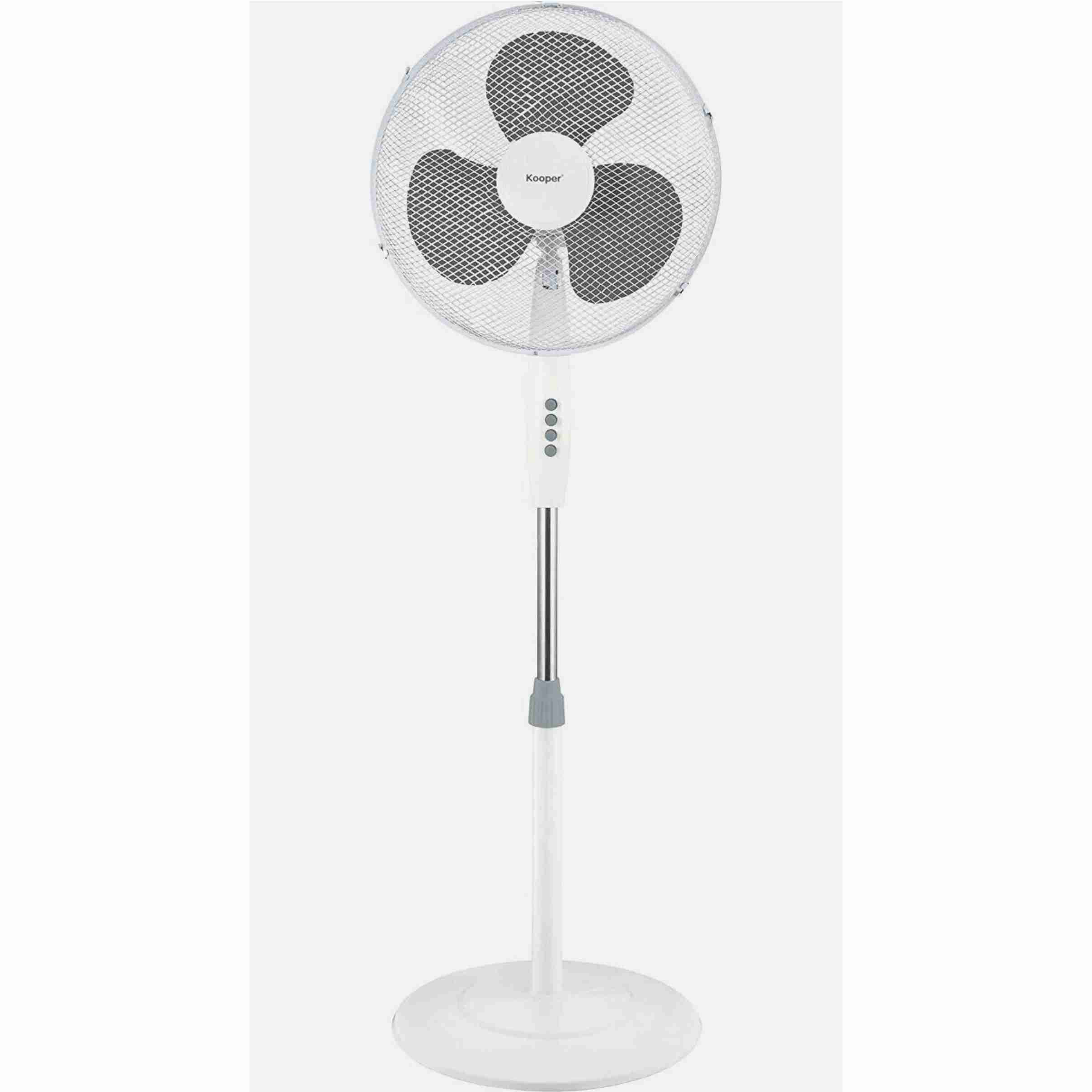 Ventilatore a piantana bianco 45W