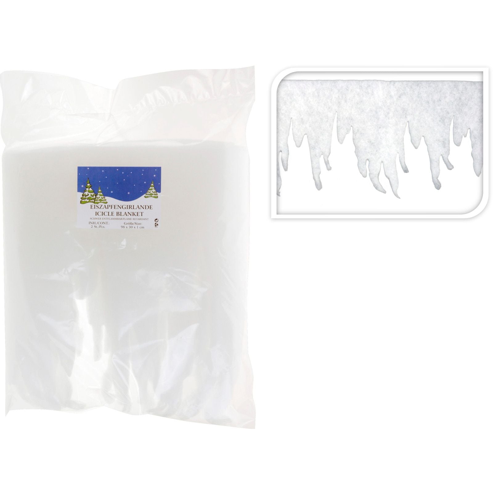 Decorazione Stalactiti 98x30 cm