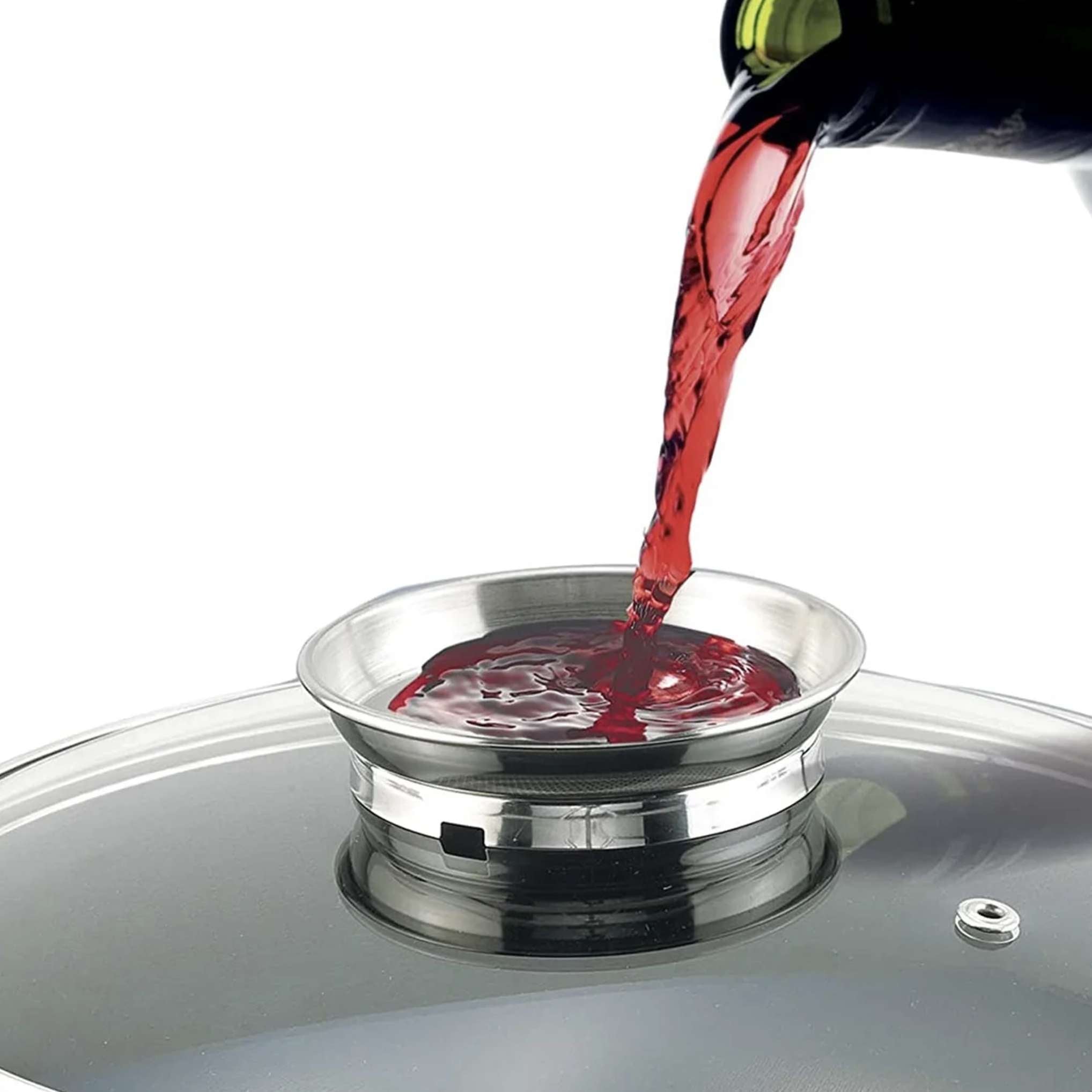 Coperchio in vetro con pomolo dosa aroma