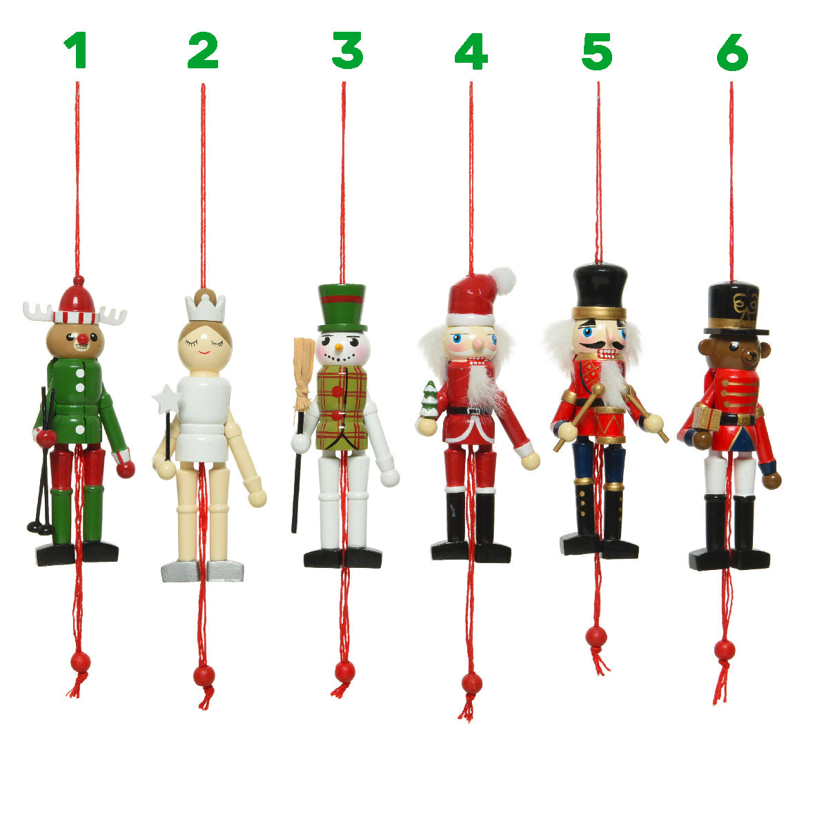 Schiaccianoci natalizio da appendere