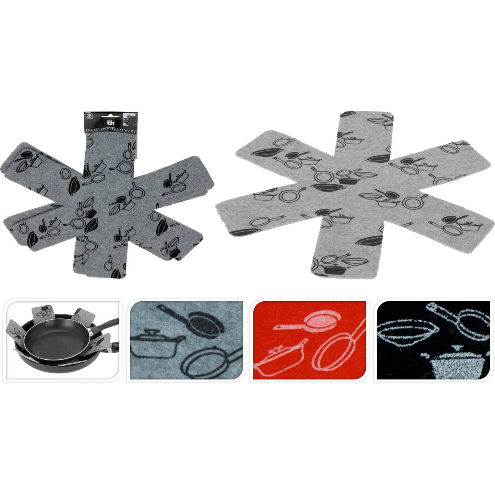 3 proteggipentole 38 cm