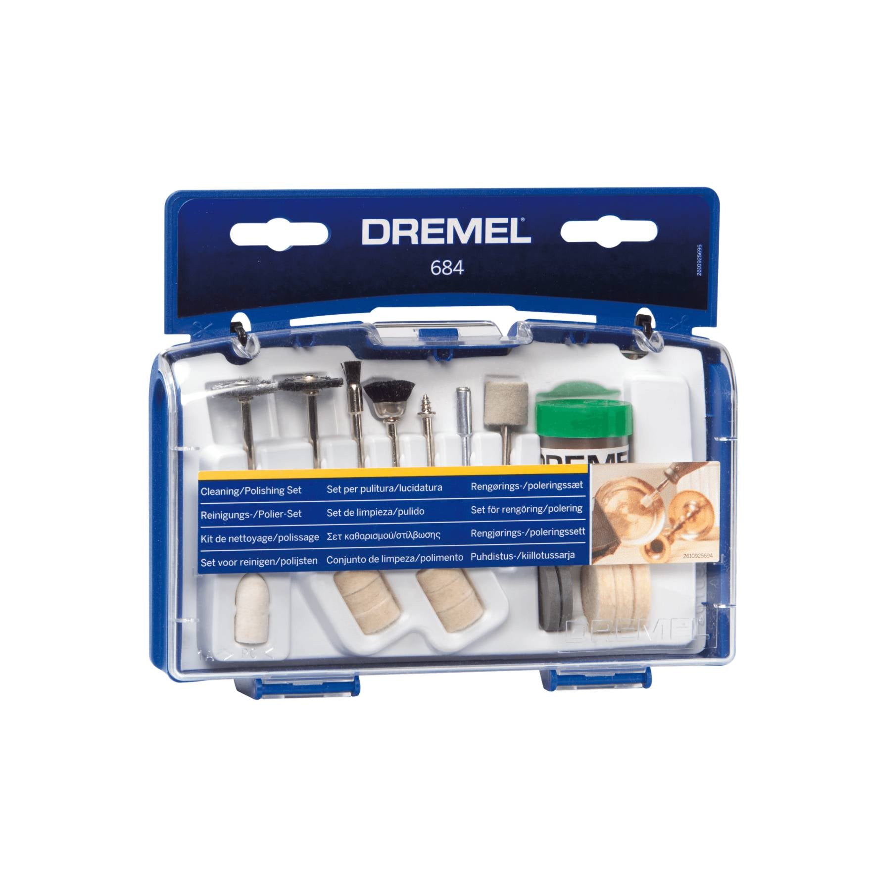 Set accessori per pulire / lucidare (684)