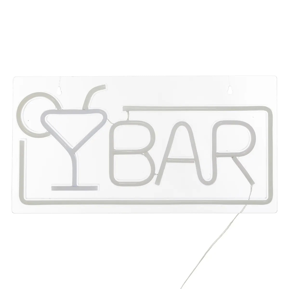 Neon da parete "Bar" con luce LED, L42 cm