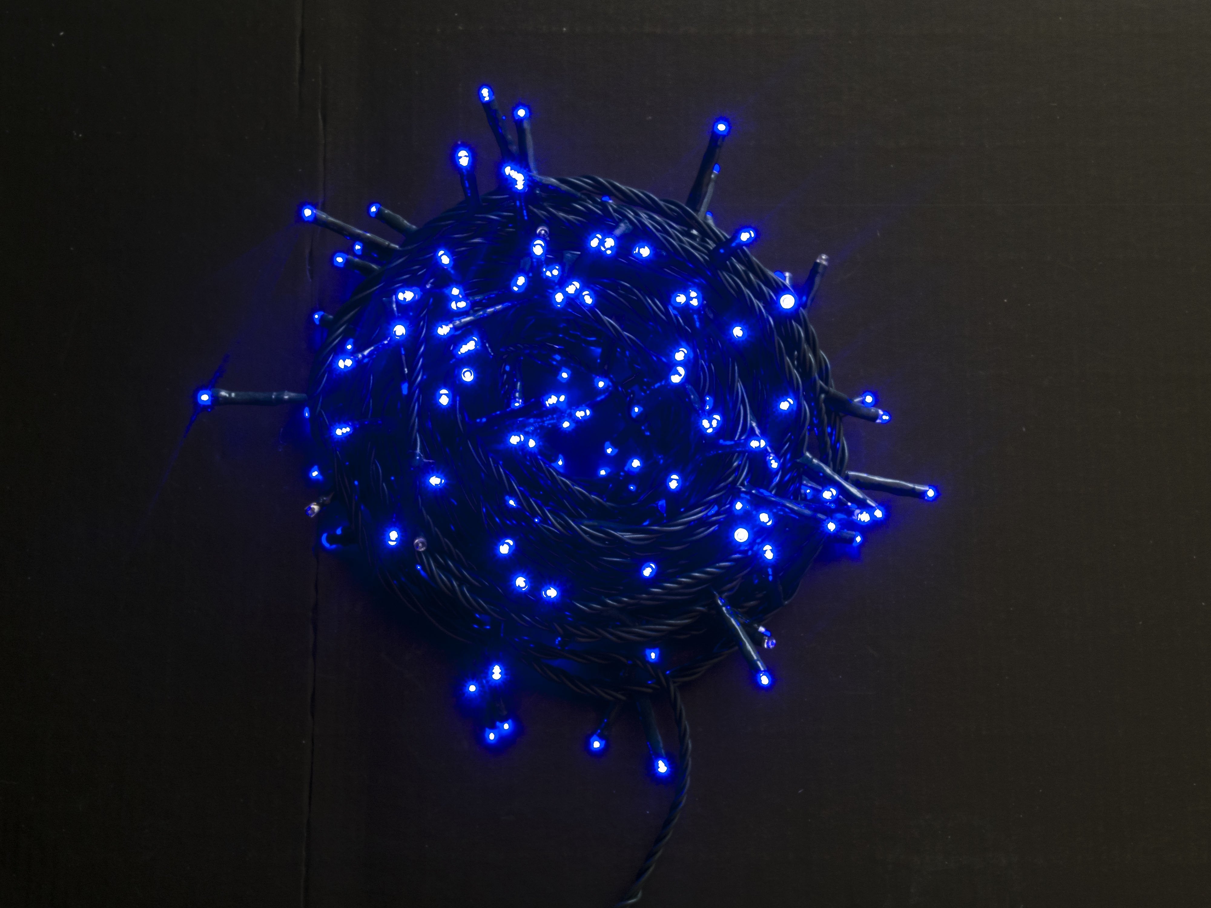 Serie led colore blu