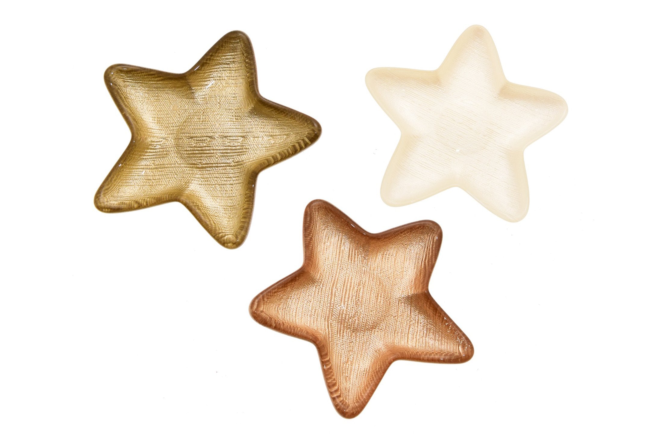 Piatto stella lutra in vetro